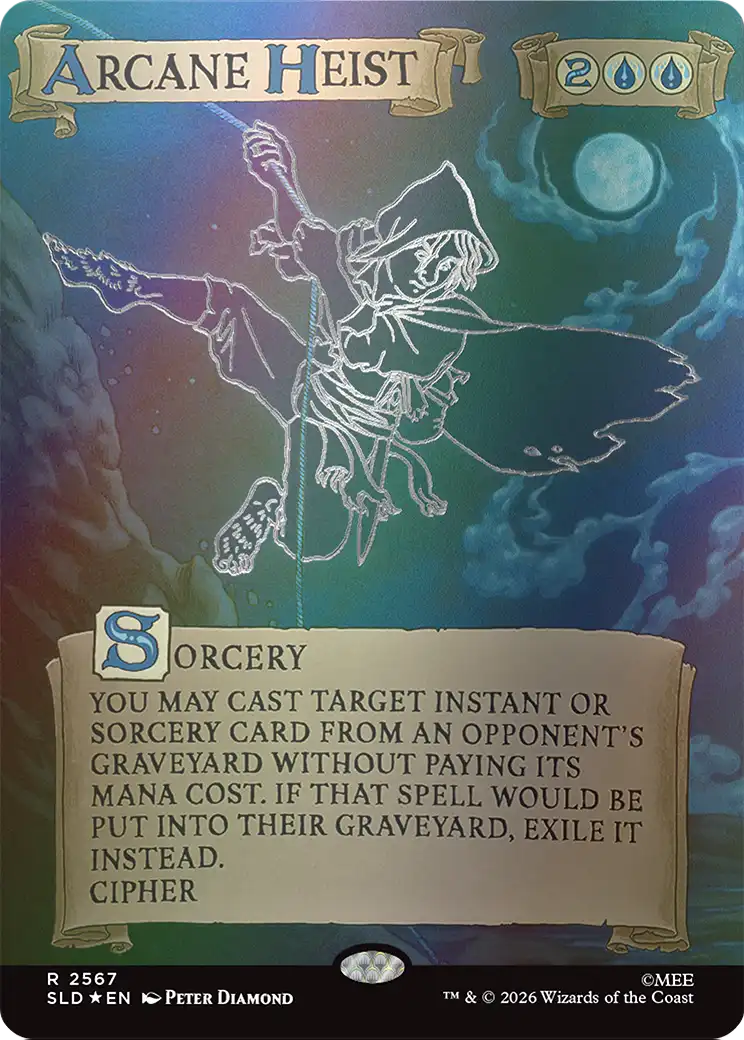 Arcane Heist (Out Of Sight Foil) [Secret Lair Drop Series] | Clutch Gaming