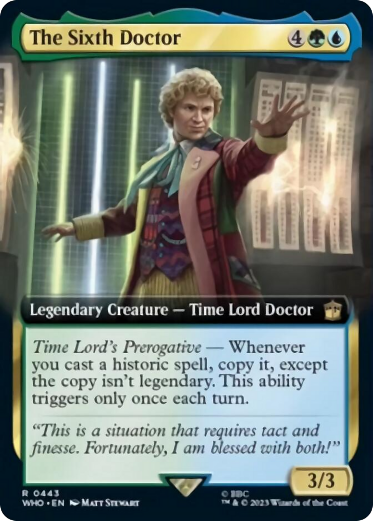 The Sixth Doctor (Extended Art) [Doctor Who] | Clutch Gaming