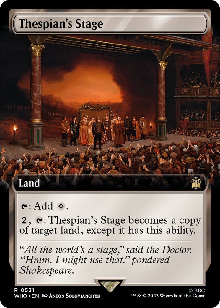 Thespian's Stage (Extended Art) [Doctor Who] | Clutch Gaming