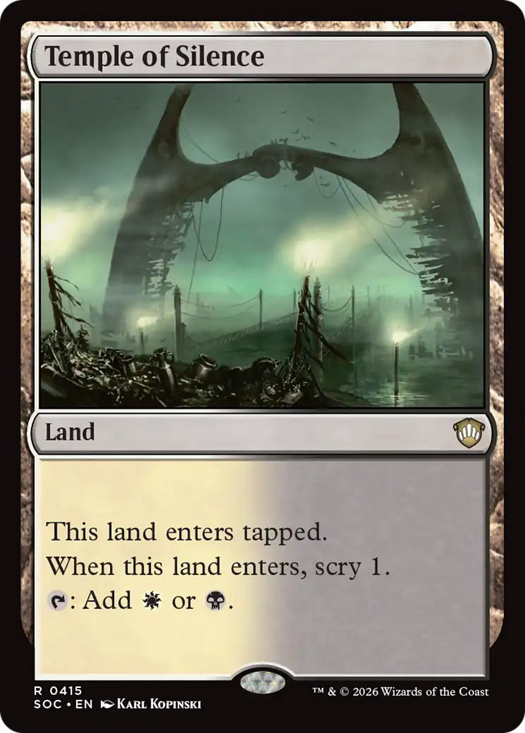 Temple of Silence [Secrets of Strixhaven Commander] | Clutch Gaming
