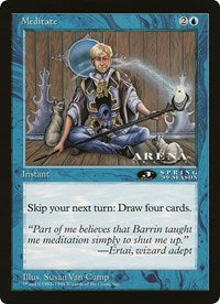 Meditate (Oversized) [Oversize Cards] | Clutch Gaming