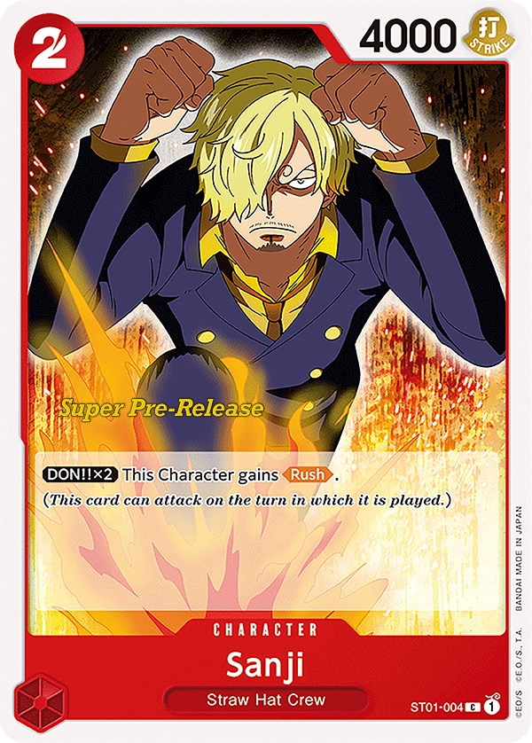 Sanji [Super Pre-Release Starter Deck: Straw Hat Crew] | Clutch Gaming