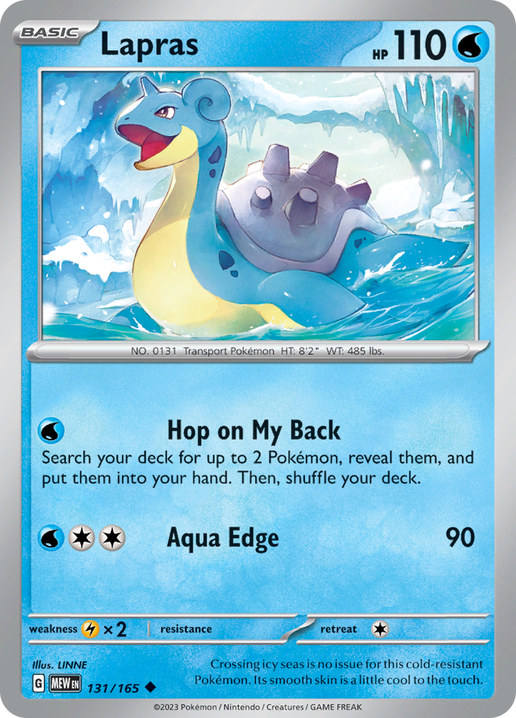 Lapras (131/165) [Scarlet & Violet: 151] | Clutch Gaming