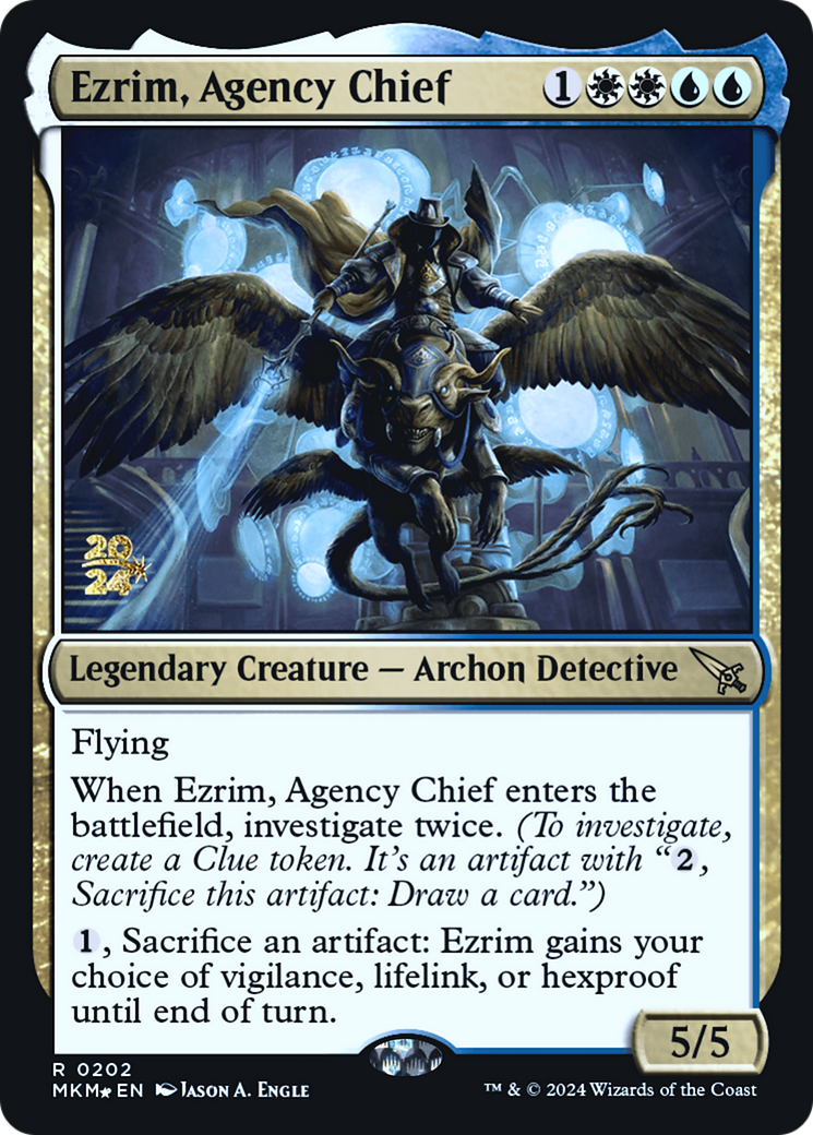 Ezrim, Agency Chief [Murders at Karlov Manor Prerelease Promos] | Clutch Gaming