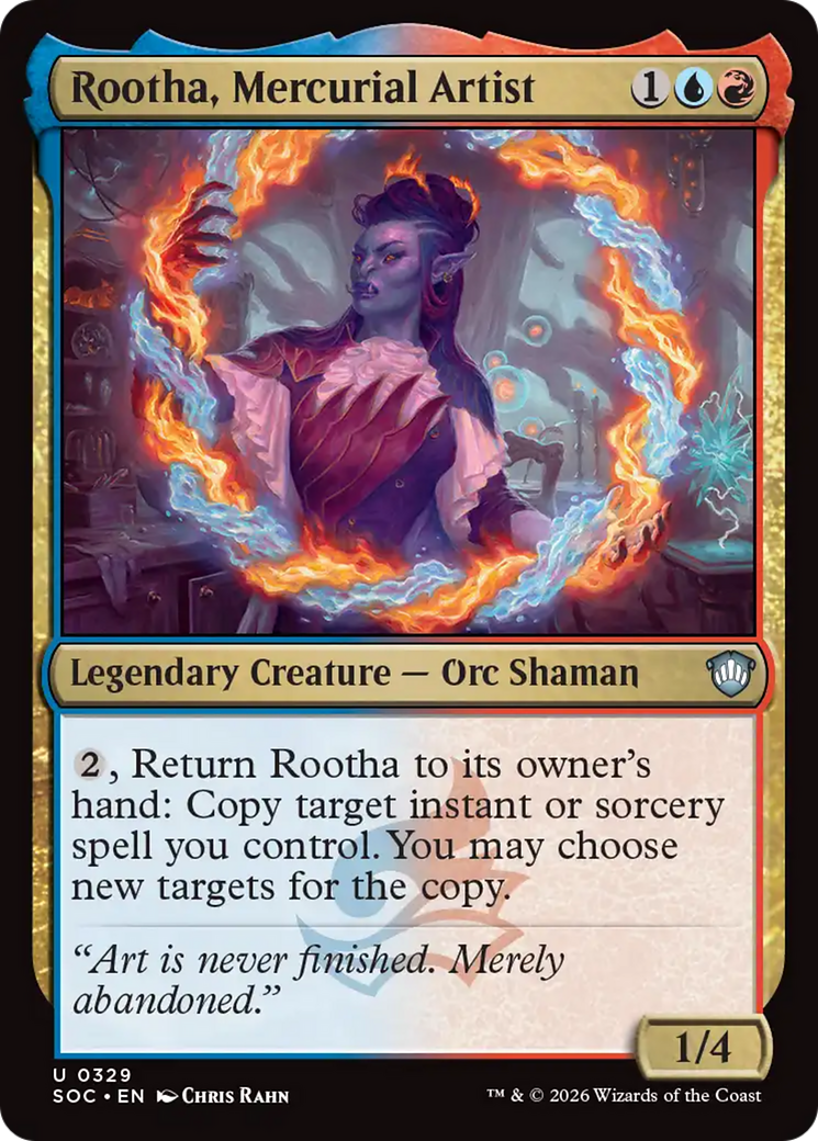 Rootha, Mercurial Artist [Secrets of Strixhaven Commander] | Clutch Gaming