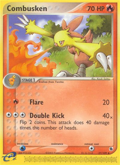 Combusken (27/109) [EX: Ruby & Sapphire] | Clutch Gaming