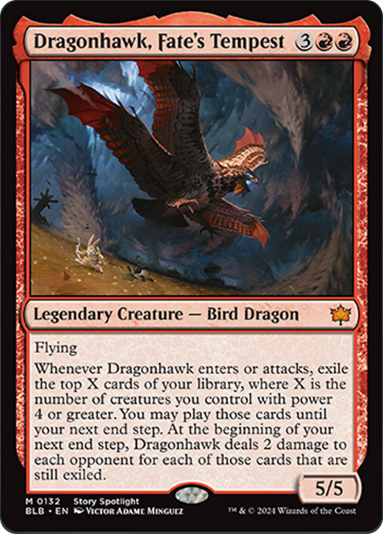 Dragonhawk, Fate's Tempest [Bloomburrow] | Clutch Gaming