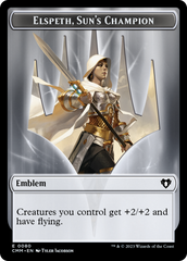 Elspeth, Sun's Champion Emblem // Copy (55) Double-Sided Token [Commander Masters Tokens] | Clutch Gaming