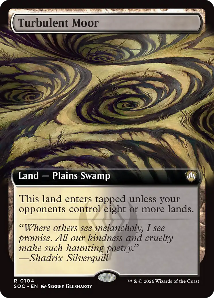 Turbulent Moor (Extended Art) [Secrets of Strixhaven Commander] | Clutch Gaming
