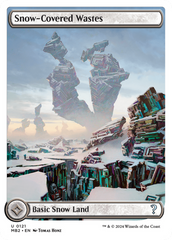 Snow-Covered Wastes (White Border) [Mystery Booster 2] | Clutch Gaming