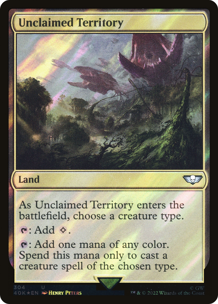 Unclaimed Territory (Surge Foil) [Marvel Super Heroes Commander] | Clutch Gaming