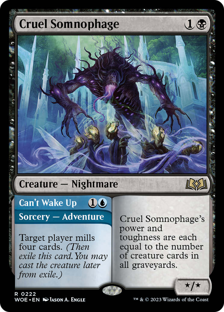 Cruel Somnophage // Can't Wake Up [Wilds of Eldraine] | Clutch Gaming