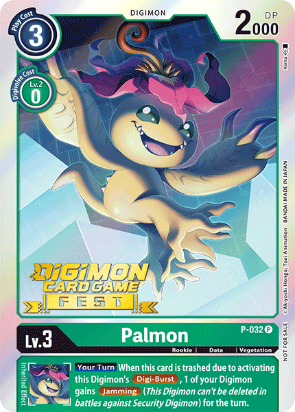 Palmon [P-032] (Digimon Card Game Fest 2022) [Promotional Cards] | Clutch Gaming