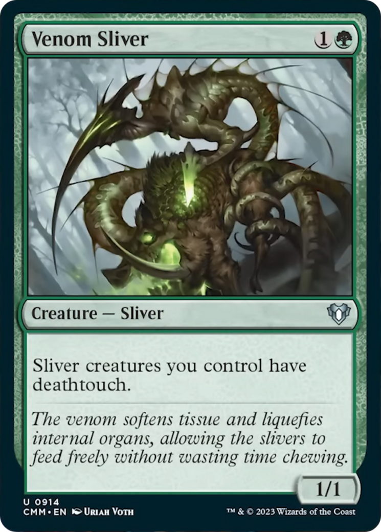 Venom Sliver [Commander Masters] | Clutch Gaming