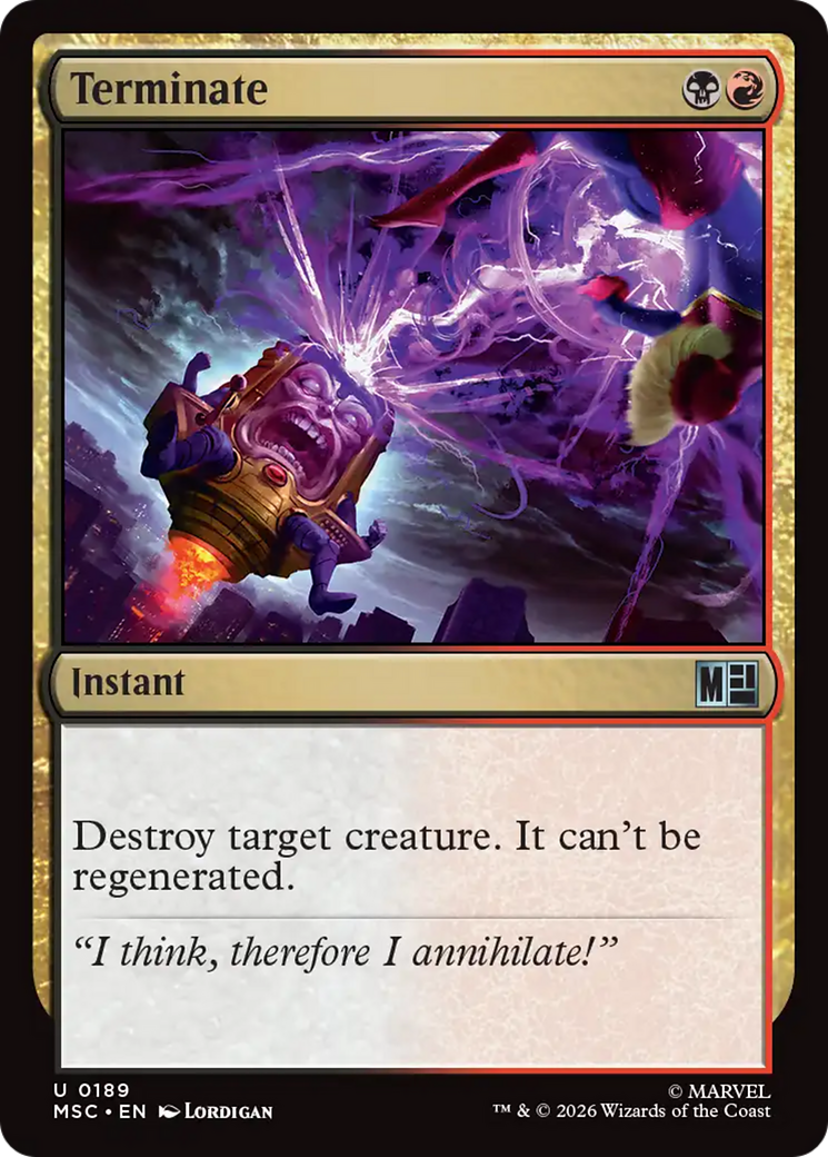 Terminate [Marvel Super Heroes Commander] | Clutch Gaming