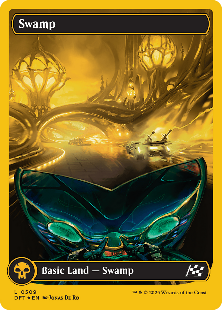 Swamp (0509) (First-Place Foil) [Aetherdrift] | Clutch Gaming