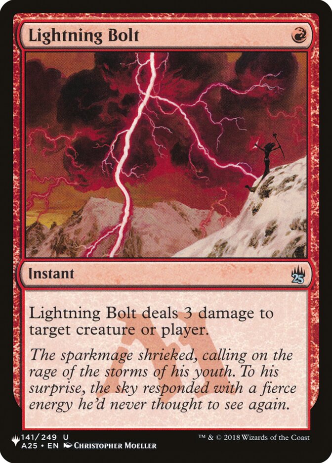 Lightning Bolt (141/249) [The List] | Clutch Gaming