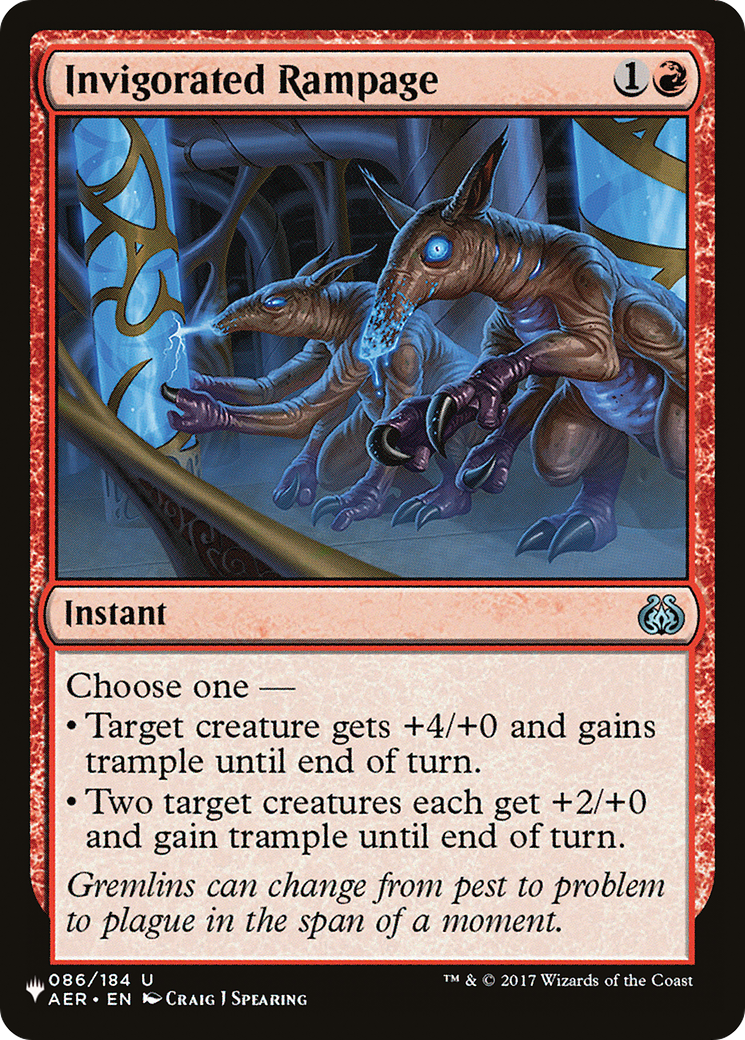 Invigorated Rampage [The List Reprints] | Clutch Gaming