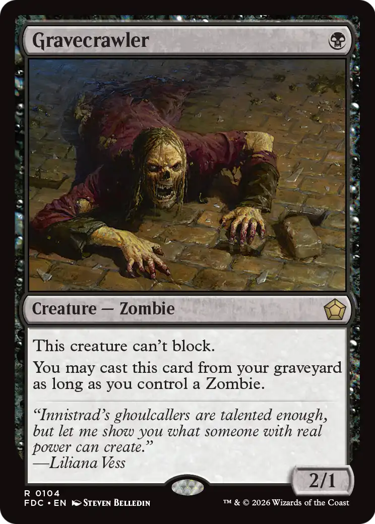 Gravecrawler [Foundations Commander] | Clutch Gaming