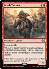 Brash Taunter [Duskmourn: House of Horror Commander] | Clutch Gaming