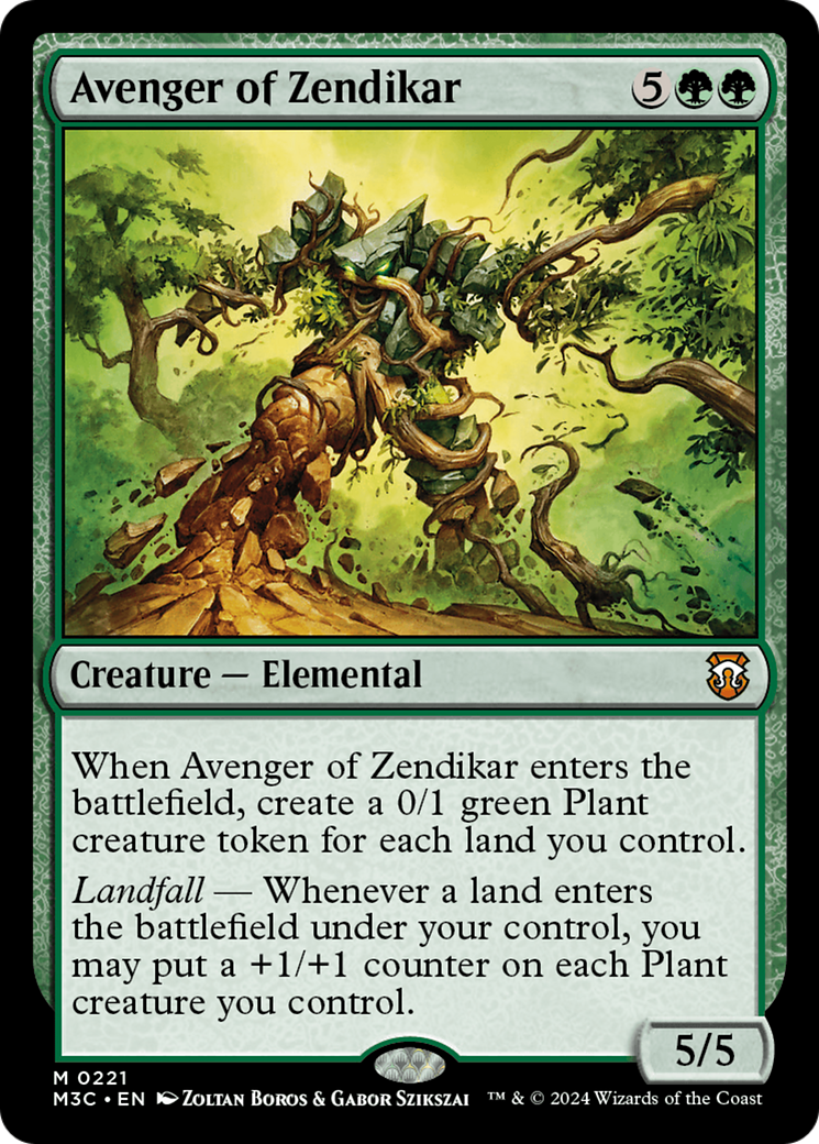 Avenger of Zendikar (Ripple Foil) [Modern Horizons 3 Commander] | Clutch Gaming