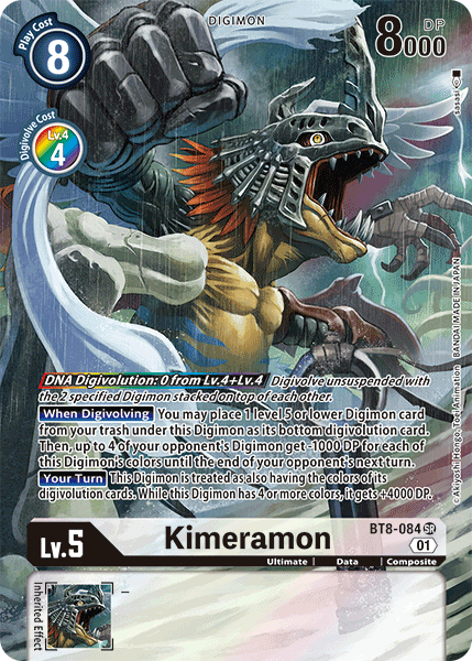 Kimeramon [BT8-084] (Alternate Art) [New Awakening] | Clutch Gaming