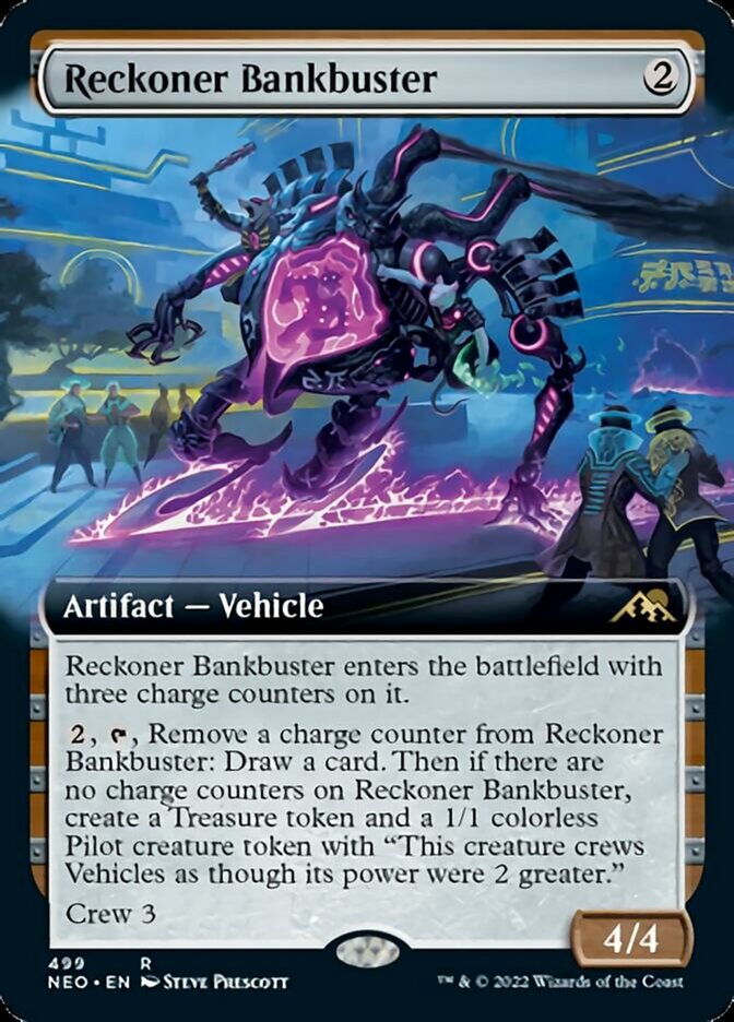 Reckoner Bankbuster (Extended Art) [Kamigawa: Neon Dynasty] | Clutch Gaming