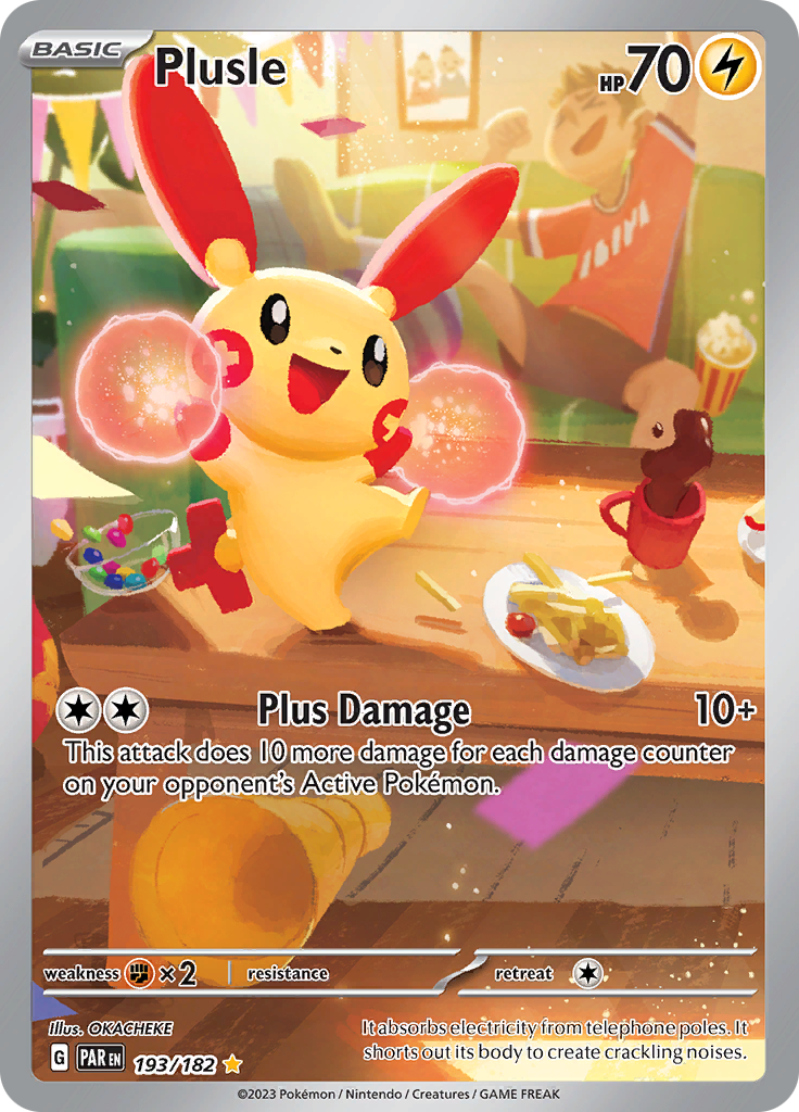 Plusle (193/182) [Scarlet & Violet: Paradox Rift] | Clutch Gaming