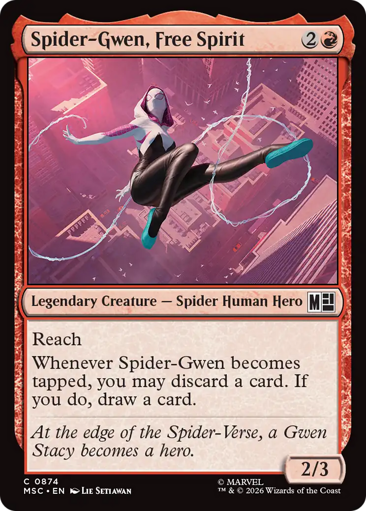 Spider-Gwen, Free Spirit [Marvel Super Heroes Commander] | Clutch Gaming