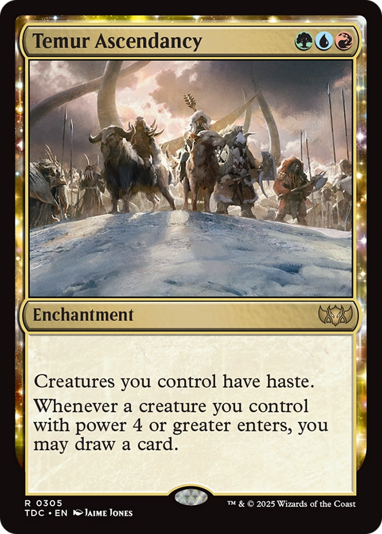 Temur Ascendancy [Tarkir: Dragonstorm Commander] | Clutch Gaming