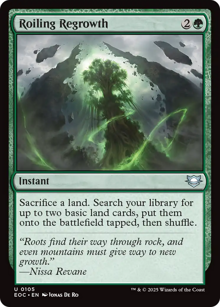 Roiling Regrowth [Edge of Eternities Commander] | Clutch Gaming