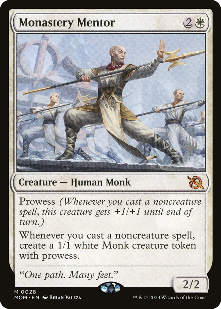 Monastery Mentor (Promo Pack) [March of the Machine Promos] | Clutch Gaming