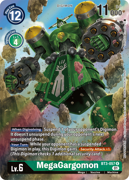 MegaGargomon [BT3-057] (1-Year Anniversary Box Topper) [Promotional Cards] | Clutch Gaming