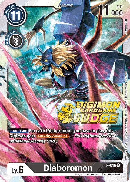 Diaboromon [P-016] (Judge Pack 1) [Promotional Cards] | Clutch Gaming