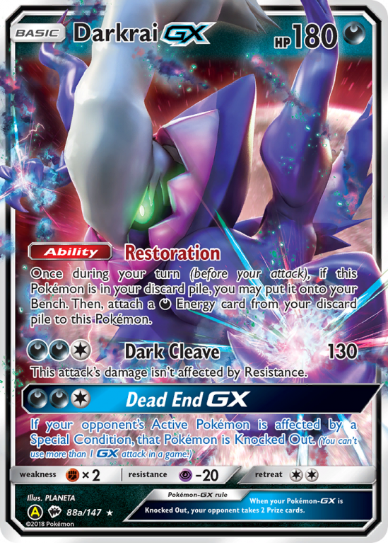 Darkrai GX (88a/147) [Alternate Art Promos] | Clutch Gaming