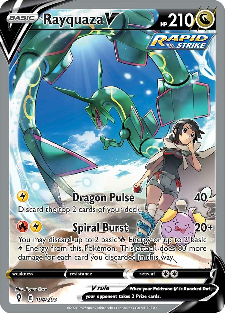 Rayquaza V (194/203) [Sword & Shield: Evolving Skies] | Clutch Gaming