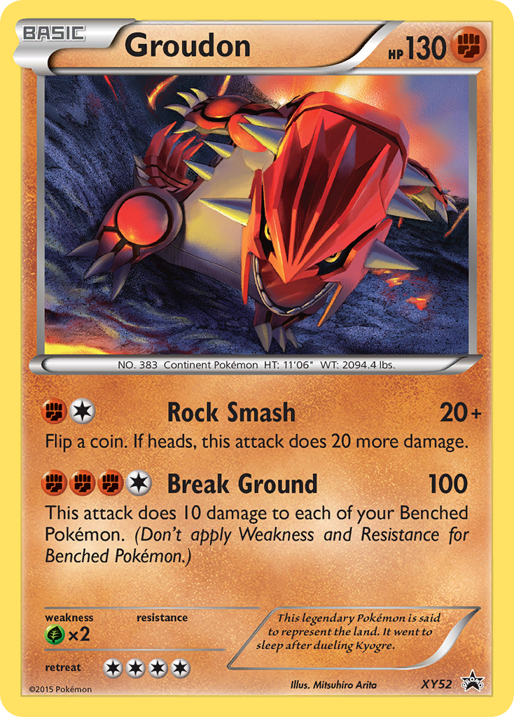 Groudon (XY52) [XY: Black Star Promos] | Clutch Gaming