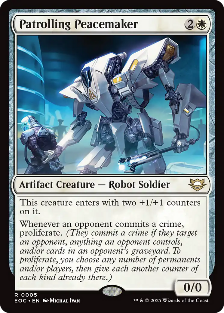 Patrolling Peacemaker [Edge of Eternities Commander] | Clutch Gaming