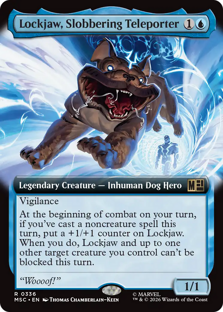 Lockjaw, Slobbering Teleporter (Extended Art) [Marvel Super Heroes Commander] | Clutch Gaming