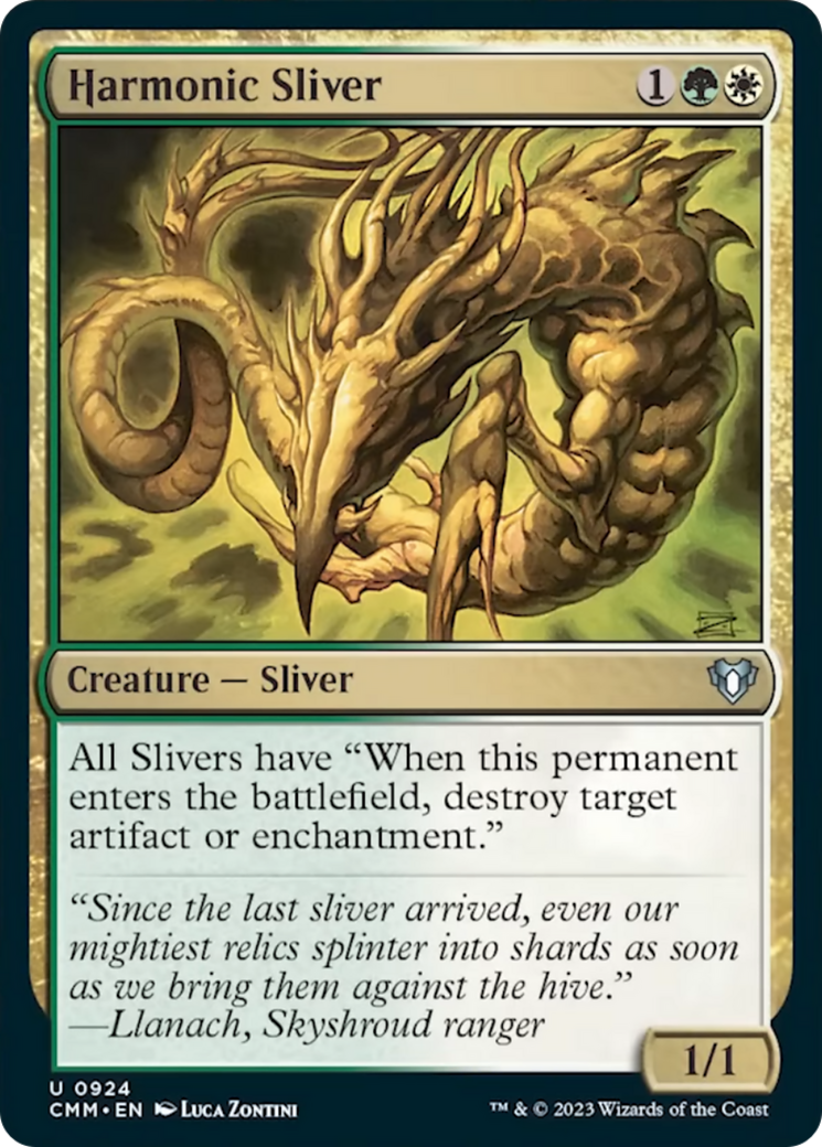Harmonic Sliver [Commander Masters] | Clutch Gaming