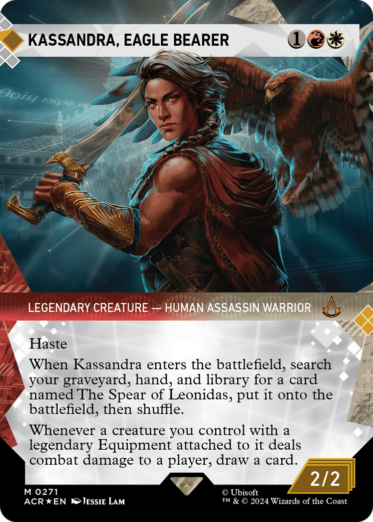 Kassandra, Eagle Bearer (Showcase) (Textured Foil) [Assassin's Creed] | Clutch Gaming