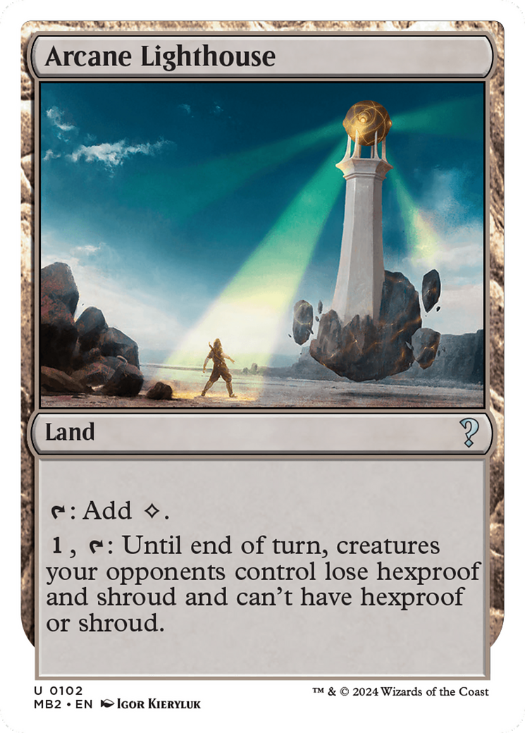 Arcane Lighthouse (White Border) [Mystery Booster 2] | Clutch Gaming