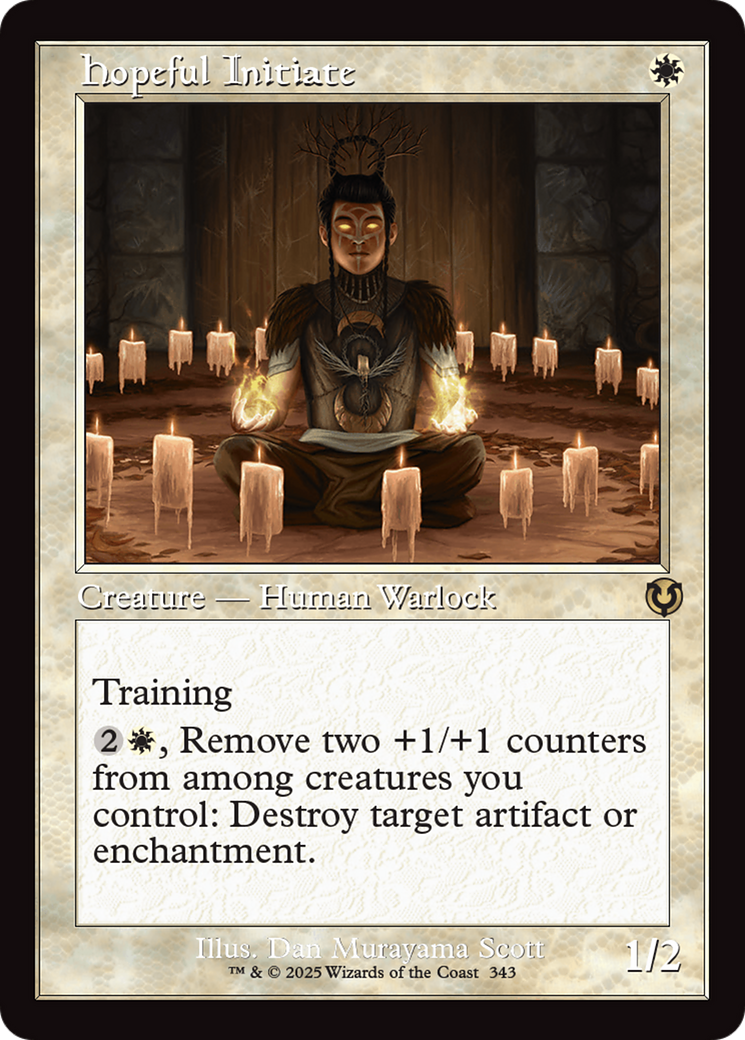 Hopeful Initiate (Retro Frame) [Innistrad Remastered] | Clutch Gaming