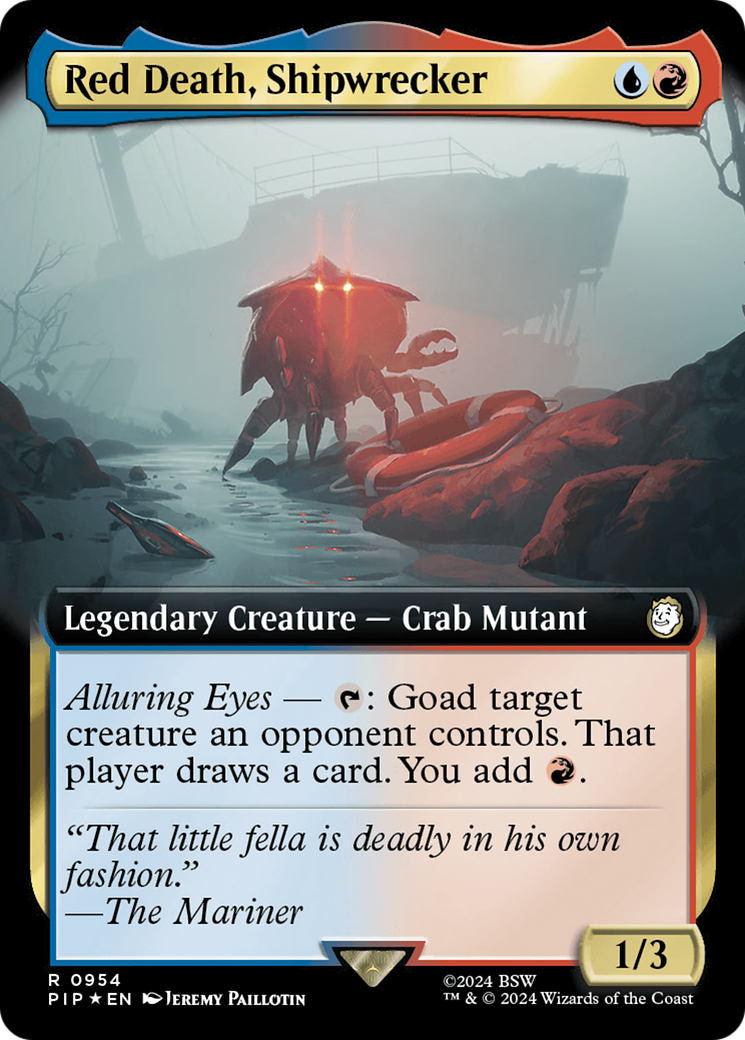 Red Death, Shipwrecker (Extended Art) (Surge Foil) [Fallout] | Clutch Gaming