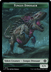 Fungus Dinosaur // Dinosaur (0001) Double-Sided Token [The Lost Caverns of Ixalan Tokens] | Clutch Gaming