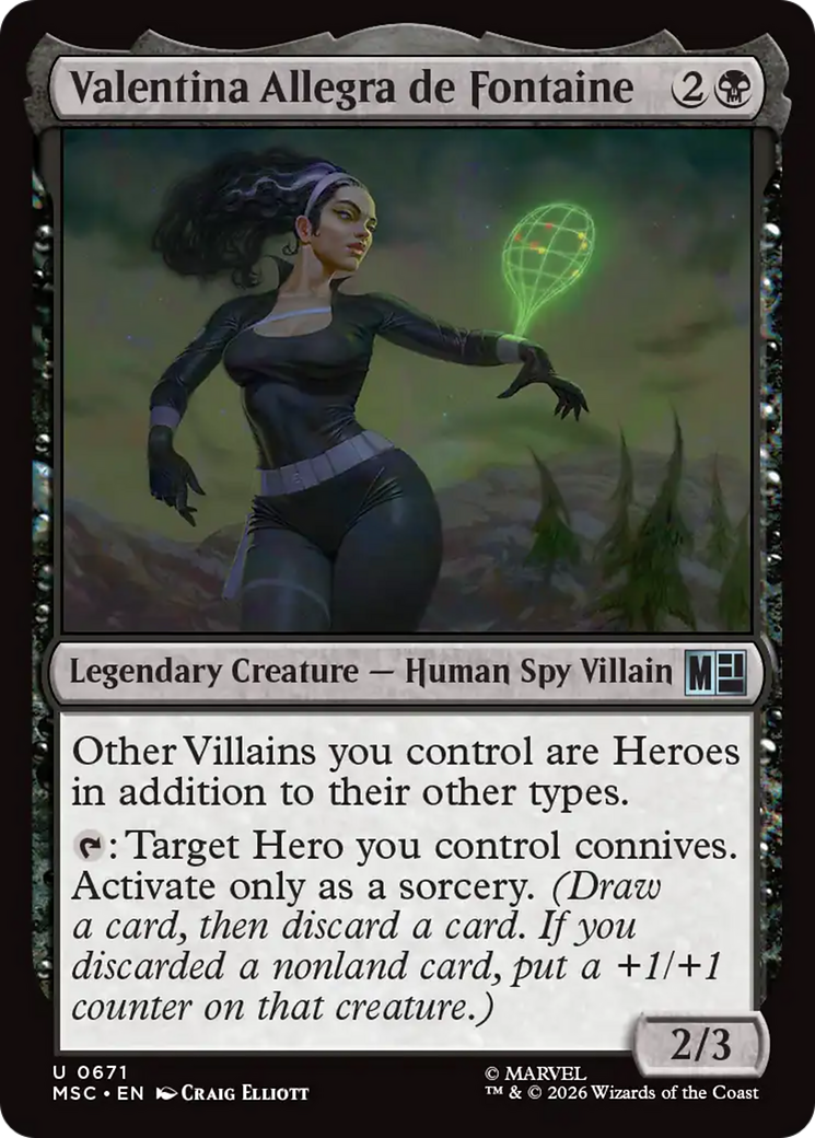Valentina Allegra de Fontaine [Marvel Super Heroes Commander] | Clutch Gaming