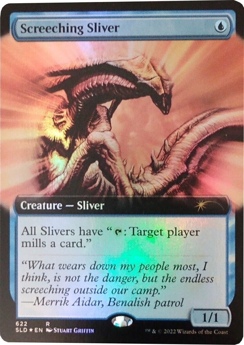 Screeching Sliver (Extended Art) [Secret Lair Drop Promos] | Clutch Gaming