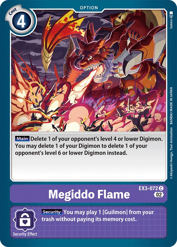 Megiddo Flame [EX3-072] [Draconic Roar] | Clutch Gaming