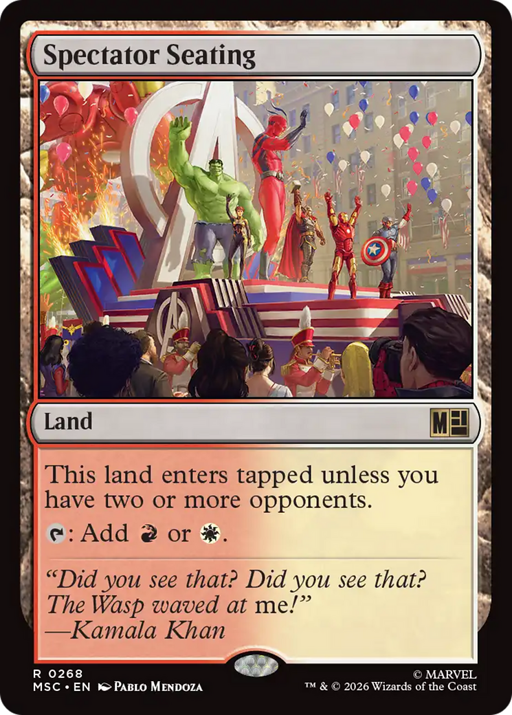 Spectator Seating [Marvel Super Heroes Commander] | Clutch Gaming