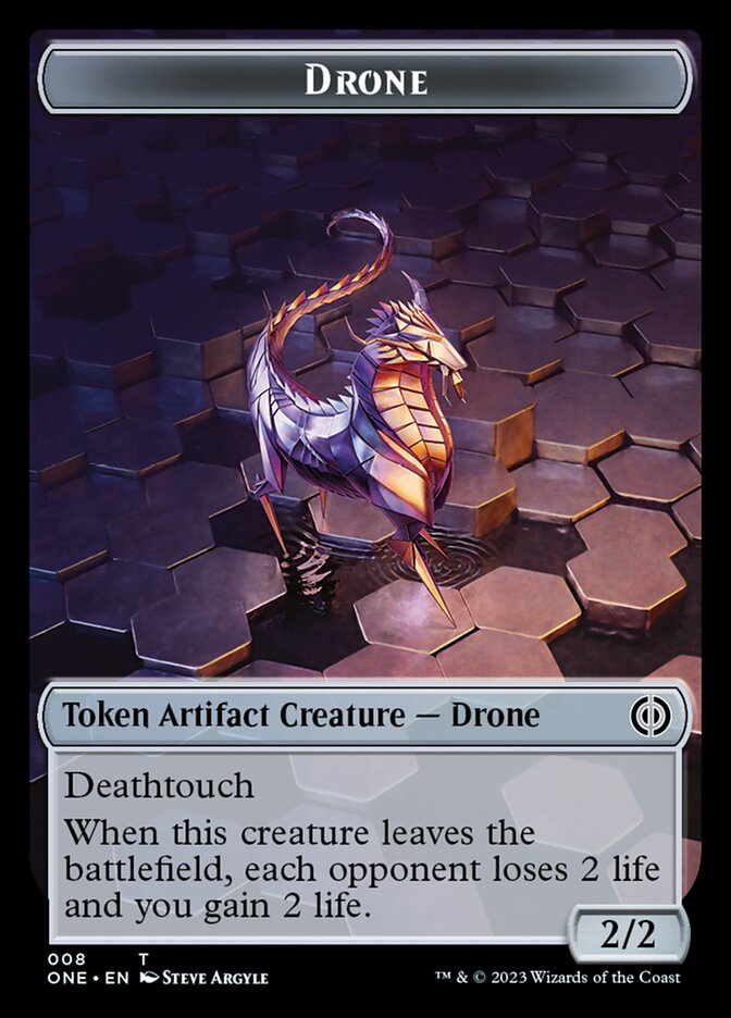 Drone Token [Phyrexia: All Will Be One Tokens] | Clutch Gaming